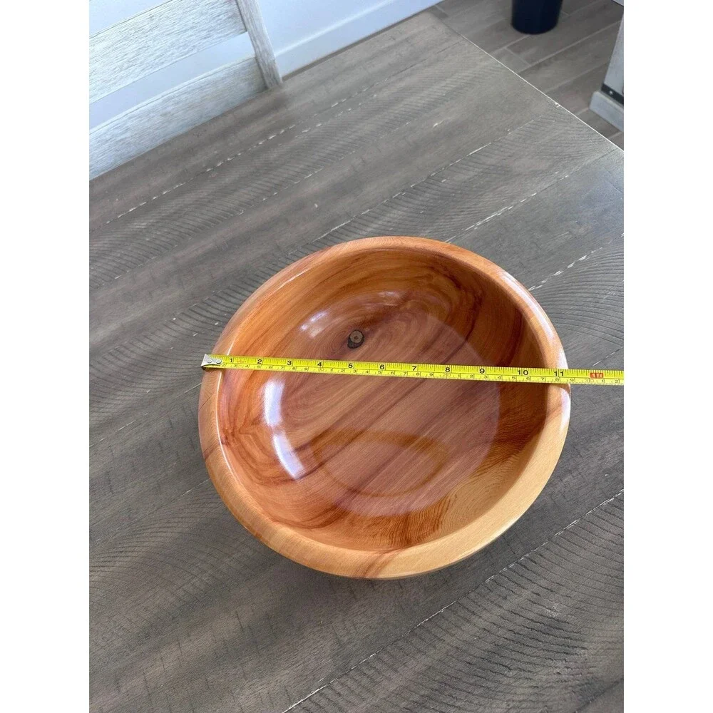 Pinetop Bowls Linda Staehe Alligator Juniper Wood Bowl 11” Southwestern Decor